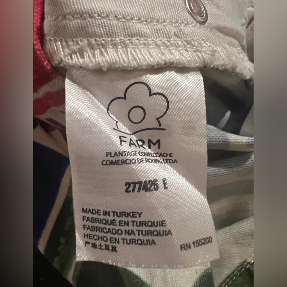 Farm Rio Multicolor Patchwork Mini Skirt Xs - image 7